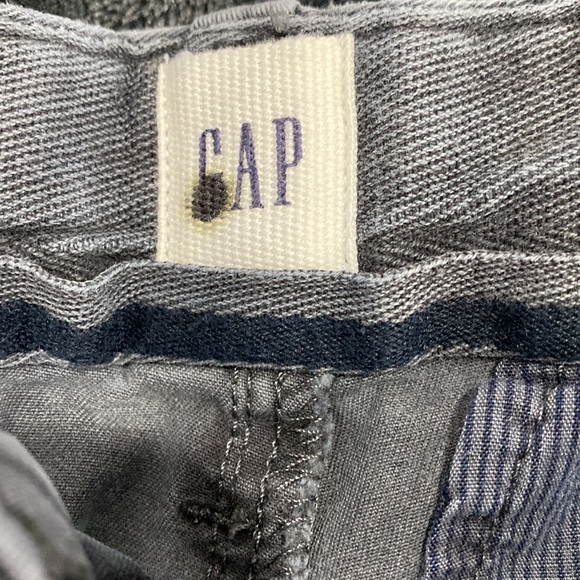 Gap girlfriend chino washed black straight leg pants with side and back pockets - Picture 3 of 4